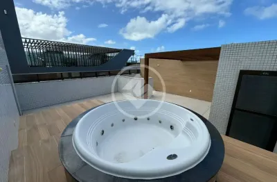 Cobertura duplex na orla de cabo branco - beira mar
