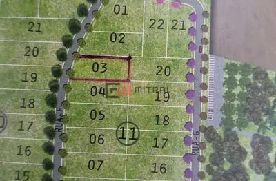 Terreno à venda com 1417,03 m², condomínio maanaim, londrina, pr