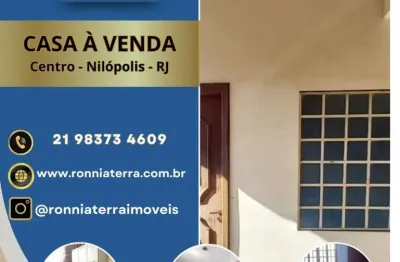 Ótima oportunidade casa à venda centro nilópolis-rj
