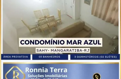 Casa em condomínio 3 quartos(2 suítes)-sahy-mangaratiba-rj