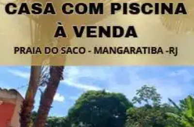 Casa com piscina à venda - praia do saco - mangaratiba - rj