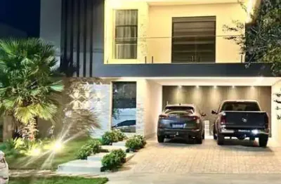 Casa em condomínio para venda em várzea grande, florais da mata, 4 dormitórios, 4 suítes, 2 banheiros, 2 vagas