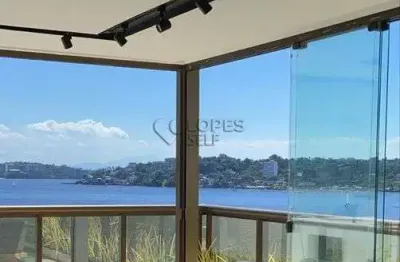 Cobertura para venda com 216 metros quadrados com 3 quartos em charitas - niterói - rj