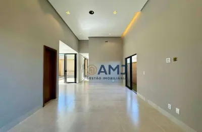 Casa térrea luxuosa com 3 suítes no jardins barcelona, senador canedo