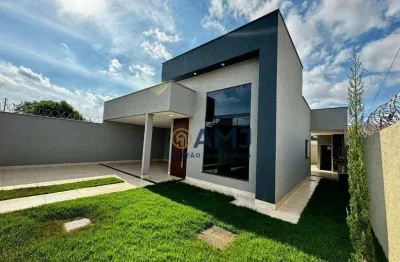 Casa com 3 quartos sendo uma suíte no setor santa fé