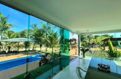Chácara com 2 dormitórios à venda, 1613 m² por r$ 950.000,00 - condomínio de chácaras countryville - hidrolândia/go