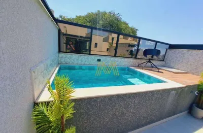 Cobertura com 2 dormitórios à venda, 114 m² por r$ 858.000,00 - campestre - santo andré/sp