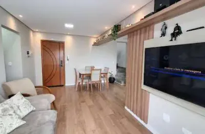 Cobertura com 2 dormitórios à venda, 100 m² por r$ 657.000,00 - jardim paraíso - santo andré/sp