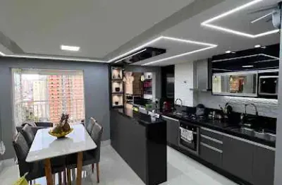 Apartamento com 2 dormitórios à venda, 72 m² por r$ 729.000,00 - vila valparaíso - santo andré/sp
