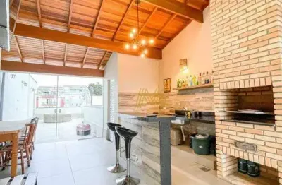 Cobertura com 3 dormitórios à venda, 200 m² por r$ 850.000,00 - utinga - santo andré/sp