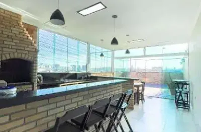 Cobertura à venda, 176 m² por r$ 795.000,00 - vila floresta - santo andré/sp