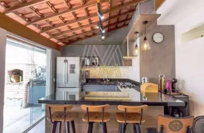 Cobertura com 2 dormitórios à venda, 110 m² por r$ 699.000,00 - vila metalúrgica - santo andré/sp