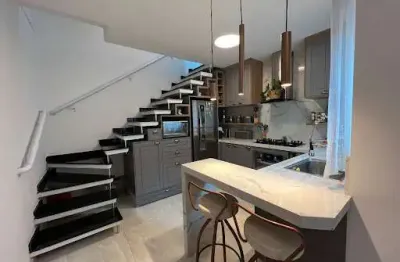 Cobertura com 2 dormitórios à venda, 114 m² por r$ 699.000,00 - vila assunção - santo andré/sp
