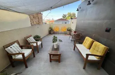 Sobrado com 2 dormitórios à venda, 140 m² por r$ 930.000,00 - campestre - santo andré/sp