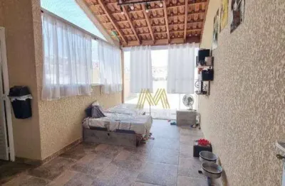 Cobertura com 2 dormitórios à venda, 108 m² por r$ 435.000,00 - vila helena - santo andré/sp