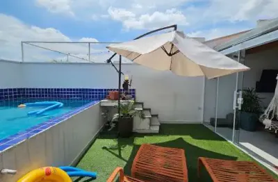 Cobertura com 2 dormitórios à venda, 110 m² por r$ 800.000,00 - bairro campestre - santo andré/sp