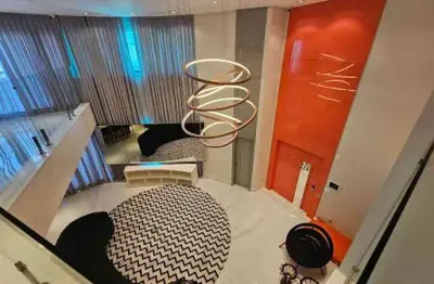 Apartamento triplex com 4 dormitórios à venda, 770 m² por r$ 8.000.000,00 - vila bastos - santo andré/sp