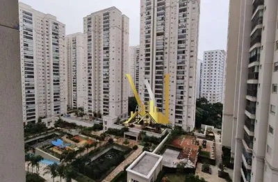 Cidade Maia, Apartamento aconchegante, espaçoso, 86m2 de área útil, com uma linda vista e Varanda Gourmet Envidraçada, com cortina, Ar Condicionado