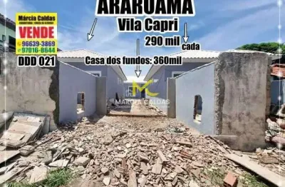 Casa com 2 dorms, centro, araruama - r$ 290 mil, cod: 201