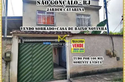 Casa com 3 quartos, jardim catarina, são gonçalo - r$ 110 mil, cod: 336