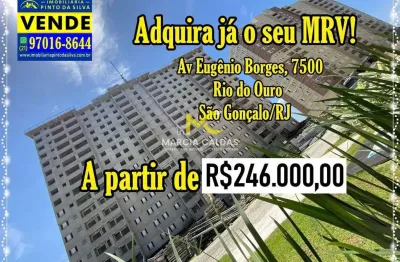 Apartamento com 2 quartos, rio do ouro, são gonçalo - r$ 246 mil, cod: 347