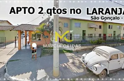 Apartamento com 2 quartos, laranjal, são gonçalo - r$ 95 mil, cod: 409