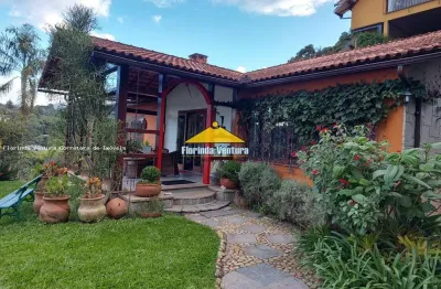 Casa em condomínio para venda em teresópolis, parque do imbuí, 4 dormitórios, 2 suítes, 4 banheiros, 1 vaga