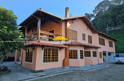 Casa em condomínio para venda em teresópolis, albuquerque, 6 dormitórios, 3 suítes, 5 banheiros, 2 vagas