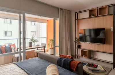 Apartamento para locação em brooklin com 1 quarto, sendo 1 suíte , 47m²
