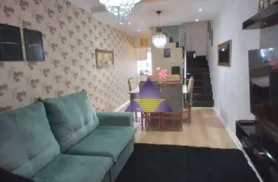 Lindo sobrado com churrasqueira !!!!com 3 dormitórios e suite à venda, 150 m² por r$ 775.000 - vila euthalia - são paulo/sp