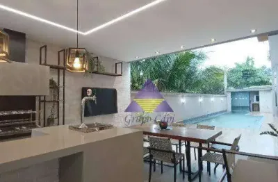 Sobrado na riviera de são lourenço ,com 5 dormitórios à venda, 321 m² por r$ 7.500.000 - riviera de são lourenço - bertioga/sp