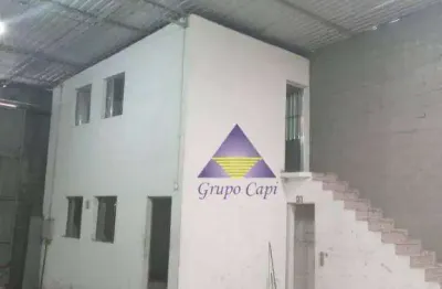 Galpão para alugar, 300 m² por r$7.350 mês - jardim são sebastião - são paulo/sp