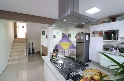 Lindo sobrado com 3 dormitórios à venda, 217 m² por r$ 1.230.000 - jardim novo horizonte - valinhos/sp