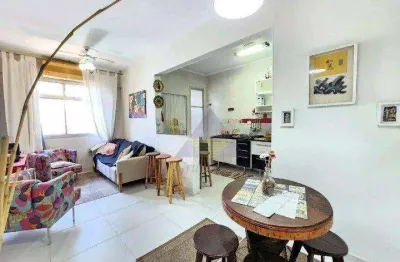 Apartamento com 2 dormitórios à venda, 60 m² por r$ 260.000,00 - jardim virginia - guarujá/sp
