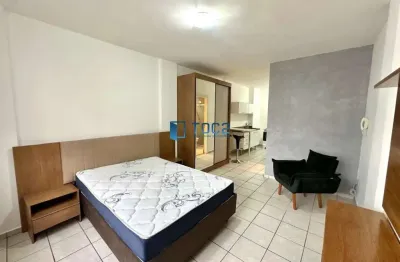 Studio mobiliado para aluguel no centro de juiz de fora - edifício paulo furtado de mendonça
