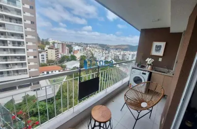 Apartamento mobiliado com 2 quartos para alugar, 84 m² por r$ 3.488/mês - bom pastor - juiz de fora/mg
