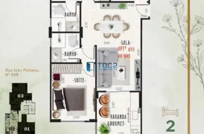 Apartamento garden com 2 suítes à venda, 124 m² por r$ 769.000 - jardim glória - juiz de fora/mg