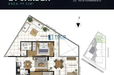 Apartamento garden com 2 dormitórios à venda, 99 m² por r$ 649.000,00 - são mateus - juiz de fora/mg