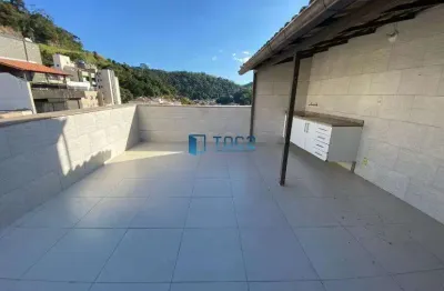 Linda cobertura no vale do ipê,  com 3 quartos, suíte e vaga à venda por r$ 520.000 - juiz de fora/mg