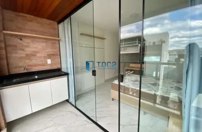 Studio mobiliado com varanda no santa helena | 37m² | pacote de aluguel r$1.826,13/mês