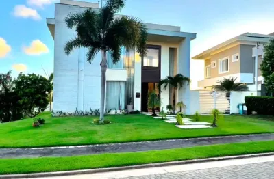 Alphaville natal - casa duplex com 4 suítes de esquina.