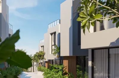 Casas triplex lançamento Condominio Ícone Pirangi ao lado do Porto Brasil