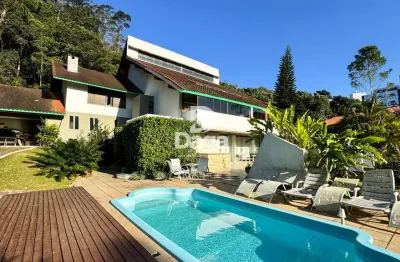 Casa com 5 dormitórios à venda, 418 m² por r$ 3.980.000,00 - joão paulo - florianópolis/sc