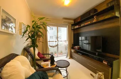 Apartamento de 2 dormitórios/ sacada com churrasqueira na trindade, florianópolis/sc