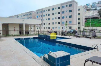 Apartamento para alugar, 65 m² por r$ 1.311,54/mês - santos dumont - juiz de fora/mg