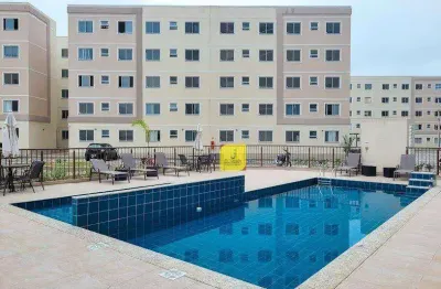 Apartamento com 2 dormitórios para alugar, 47 m² por r$ 1.196,54/mês - santos dumont - juiz de fora/mg