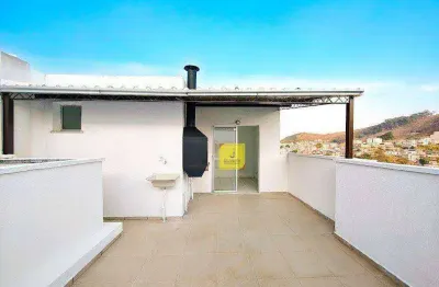 Cobertura com 2 salas, 2 quartos, 2 banheiros e garagem privativa no carlos chagas