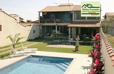 Casa com 4 quartos à venda na rua assis brasil, cordeirinho (ponta negra), maricá, 268 m2 por r$ 595.000