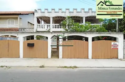 Casa com 4 quartos à venda na rua duque de caxias, cordeirinho (ponta negra), maricá, 380 m2 por r$ 650.000