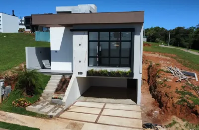 Casa á venda de alto padrao no exclusivo condominio reserva das figueiras em guaiba